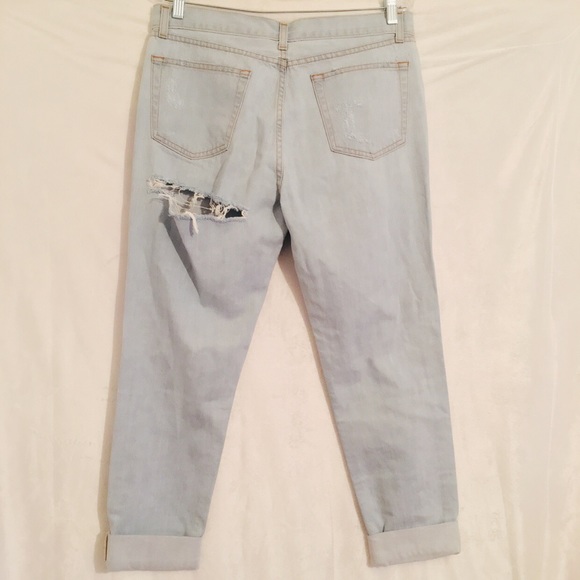 Nasty Gal Boyfriend Distressed Denim Jeans - Picture 5 of 8